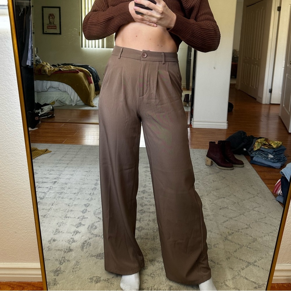 Princess Polly Brown Trousers